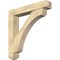 Ekena Millwork Legacy Craftsman Rough Sawn Bracket w/ Offset Brace, Douglas Fir, 8"W x 46"D x 46"H BKT0806X46X46LEC04RDF - alternate 1